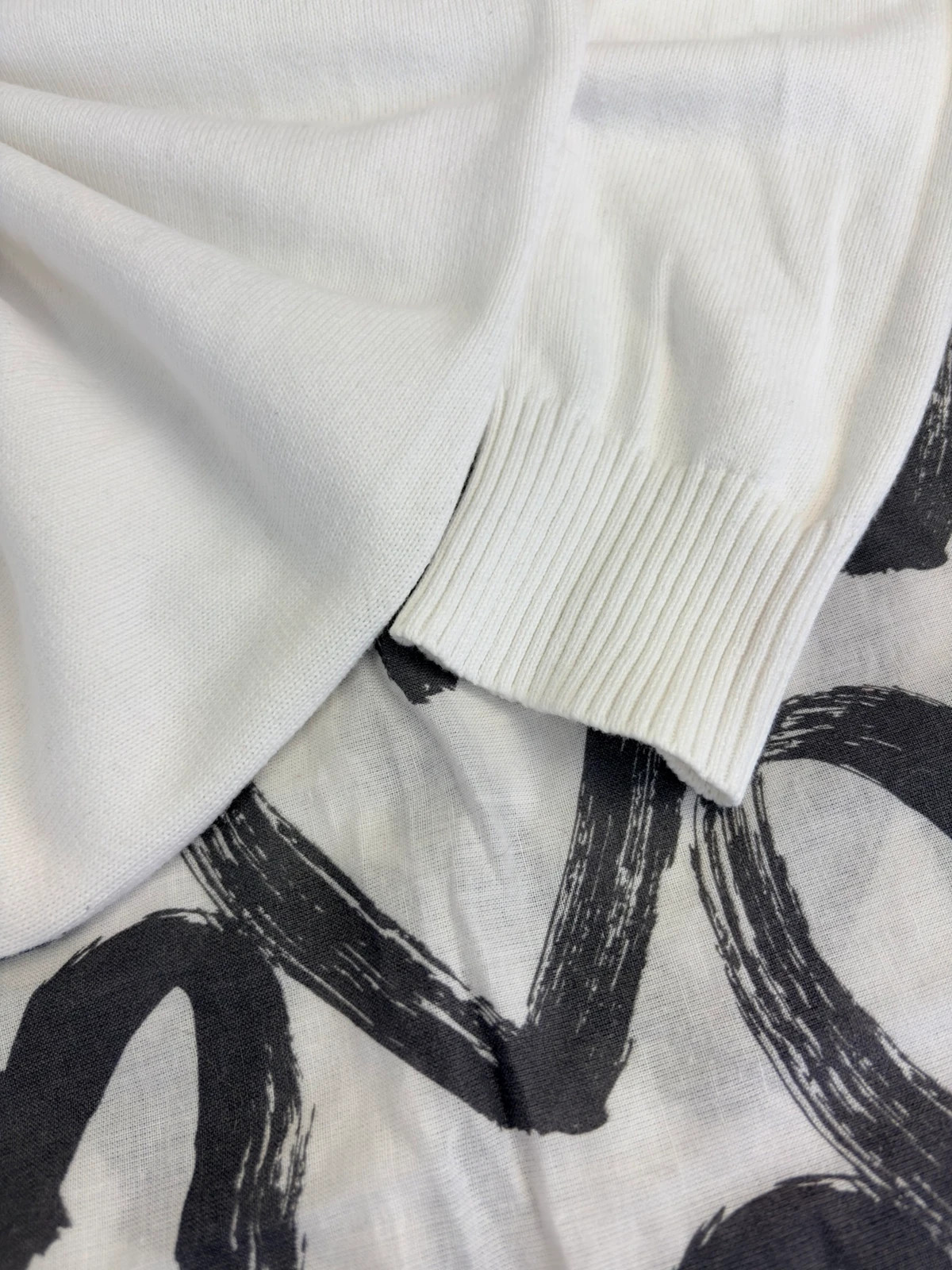Blanc du Nil White Henley Knit Sweater V Neck Buttoned Jumper Lightweight Top Casual M L🌺 – Blanc du Nil – taille L / 40 / 12 5