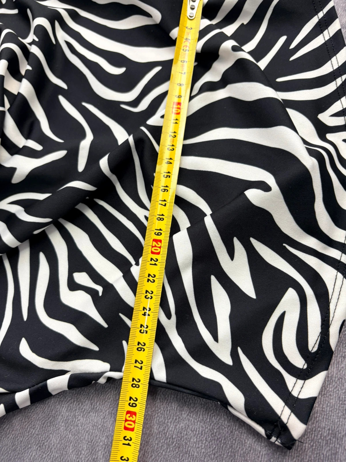 Zebra Print Cowl Neck Top Short Sleeve Elegant Blouse Casual Animal Pattern Shirt Summer Clothes🌺 – Vintage Dressing – taille Taille unique 5