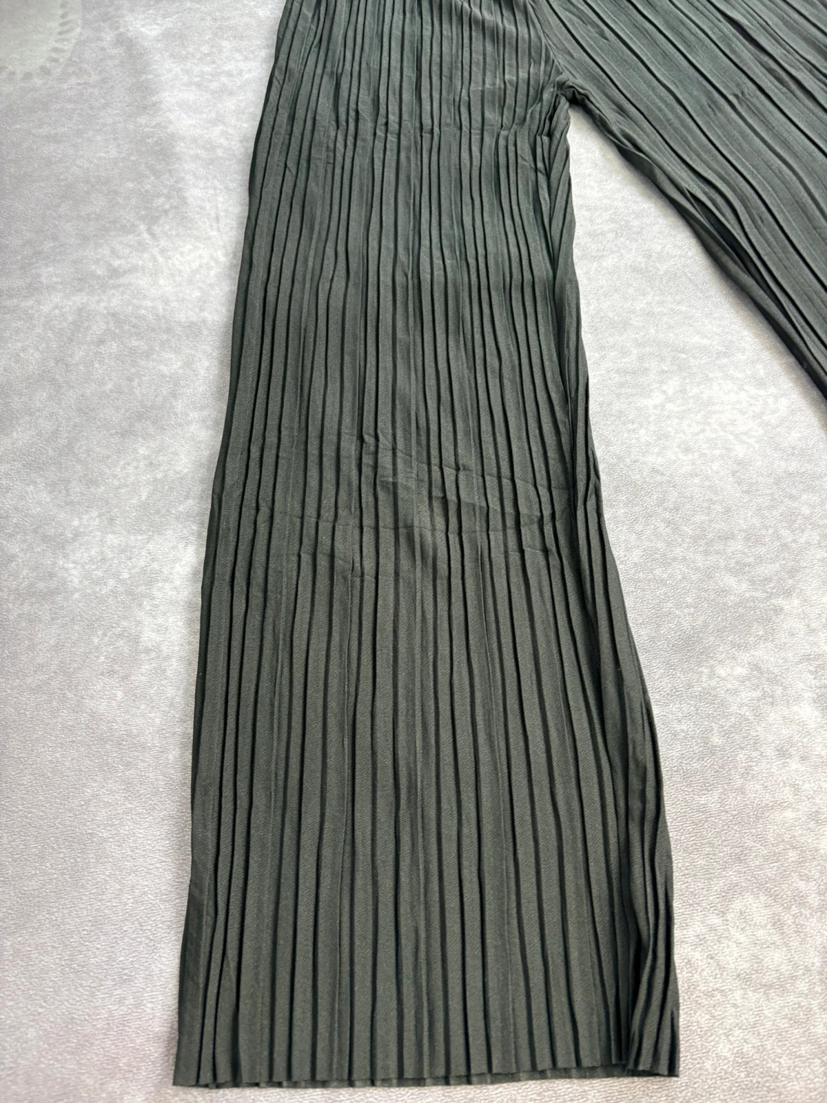 High Waisted Black Pleated Wide Leg Palazzo Pants with Elastic Waist Comfortable Flowy Trousers🌺 – Vintage Dressing – taille Taille unique 2