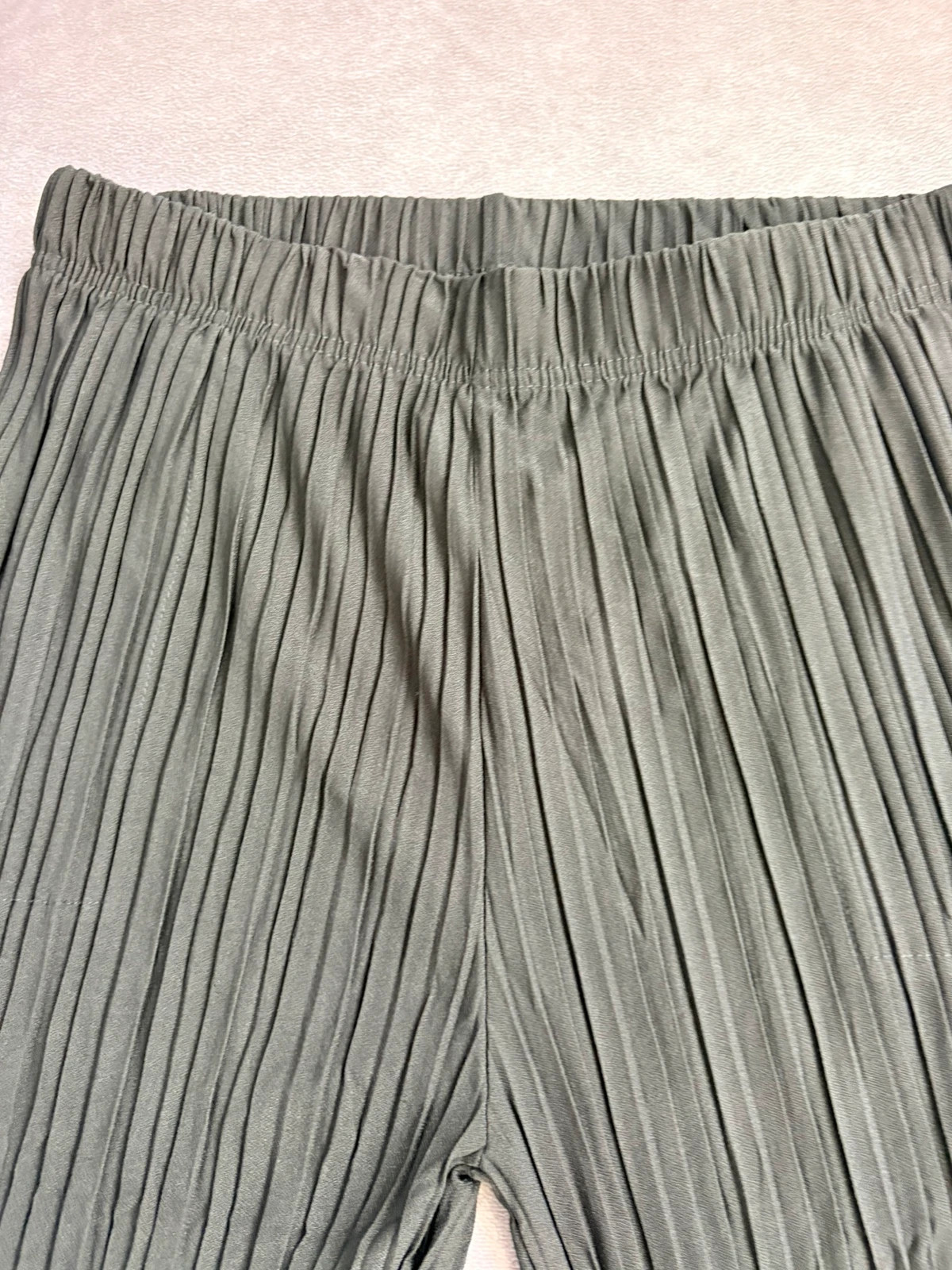 High Waisted Black Pleated Wide Leg Palazzo Pants with Elastic Waist Comfortable Flowy Trousers🌺 – Vintage Dressing – taille Taille unique 4