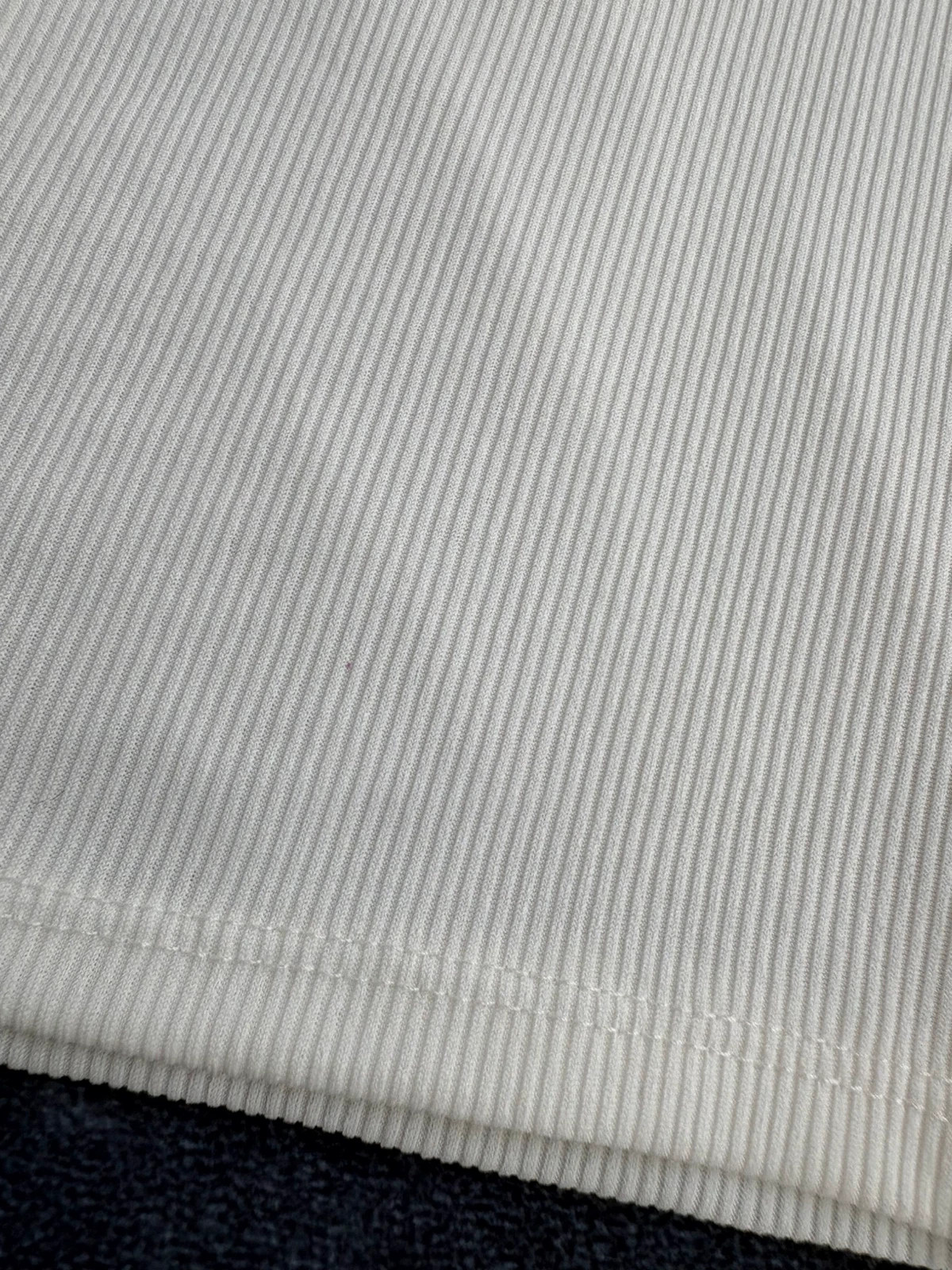 Elegant White Ribbed Knit Maxi Skirt High Waisted Long Casual Minimalist Aesthetic Bottoms Slim Fit🌺 – Vintage Dressing – taille Taille unique 2