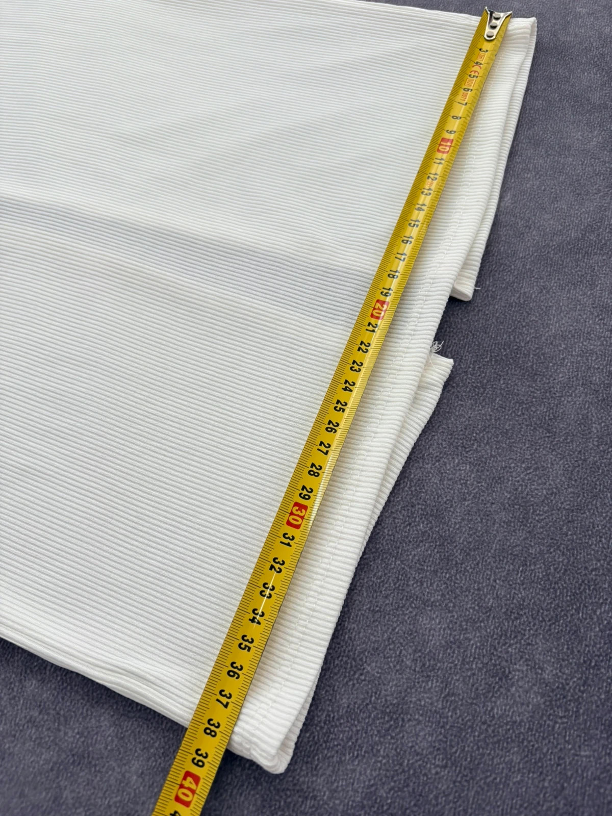 Elegant White Ribbed Knit Maxi Skirt High Waisted Long Casual Minimalist Aesthetic Bottoms Slim Fit🌺 – Vintage Dressing – taille Taille unique 4