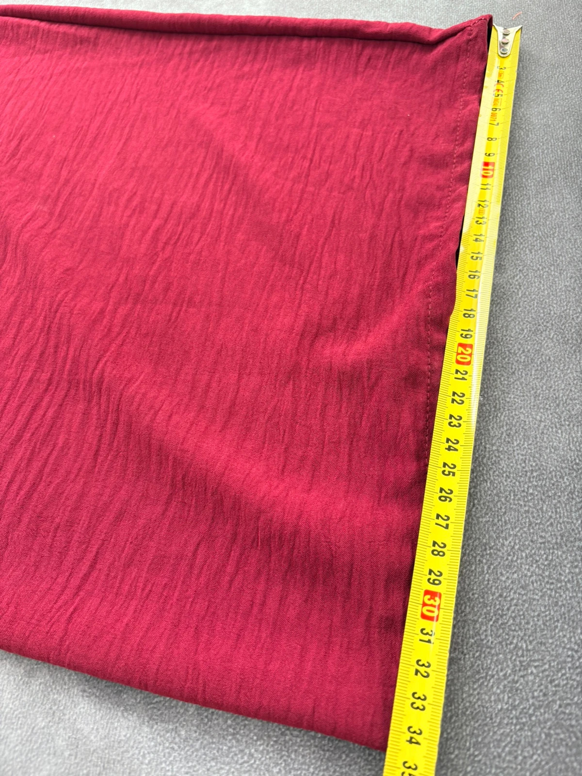 High Waisted Burgundy Red Wide Leg Palazzo Pants with Elastic Waist Comfortable Flowy Trousers🌺 – Vintage Dressing – taille M / 38 / 10 5
