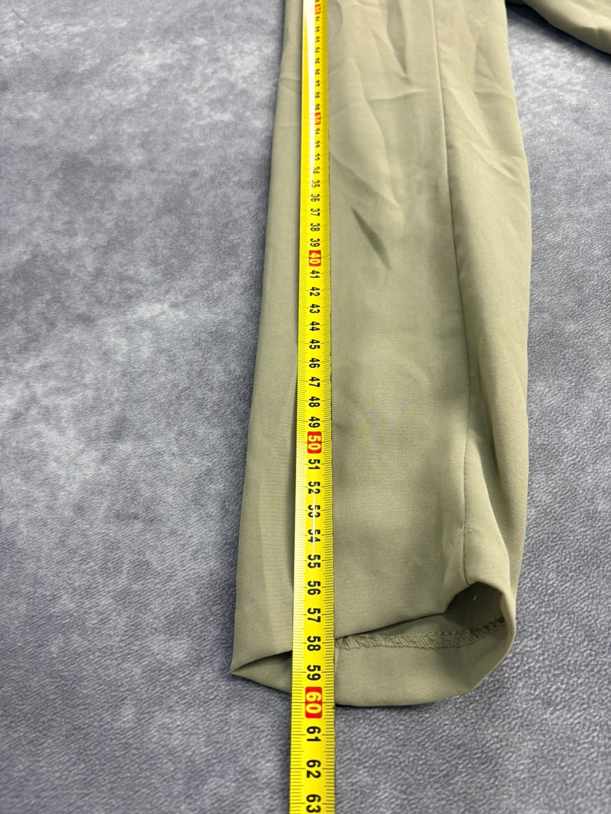 Women Sage Green Cropped Blazer Open Front Casual Wrap Style Elegant Short Jacket Size Medium🌺 – Vintage Dressing – taille M / 38 / 10 3