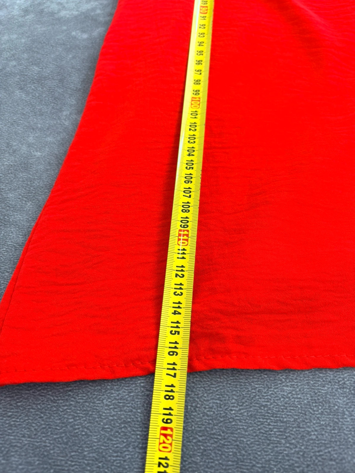 Long Red Draped Cardigan Dress Short Sleeve Textured Crepe Open Front Layering Piece🌺 – Vintage Dressing – taille Taille unique 5