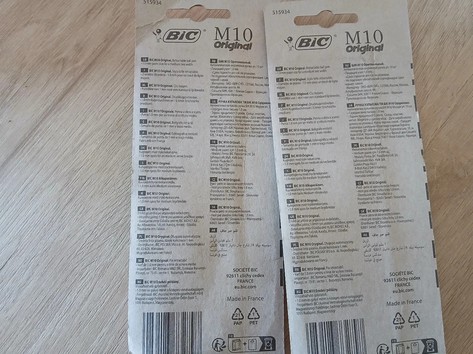 Lot de 6 stylos BIC Bleu, Vert, Rose – BIC 2