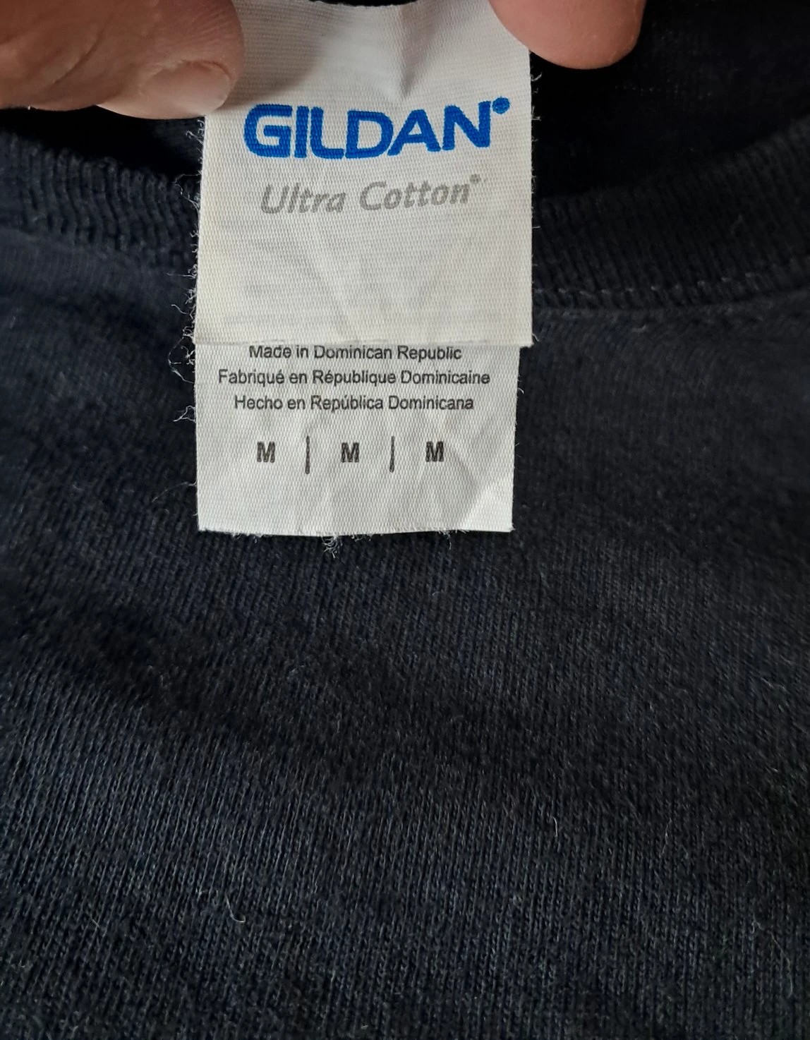 T-shirt Gildan imprimé public safety col rond visuel badge tissu épais noir Homme taille M – Gildan – taille M 4