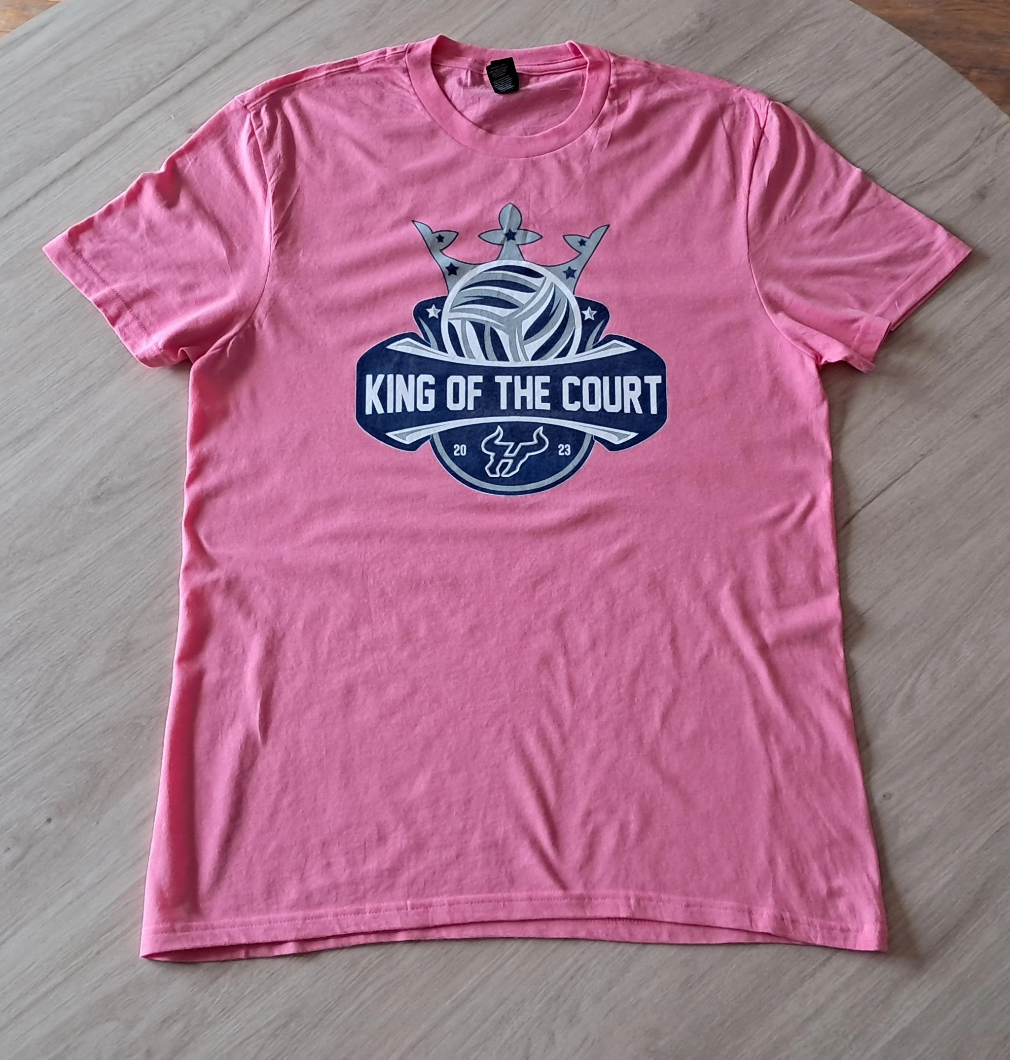 T-shirt rose King of the Court USF Bulls 2023 volley T-shirt imprimés – District – taille M 2