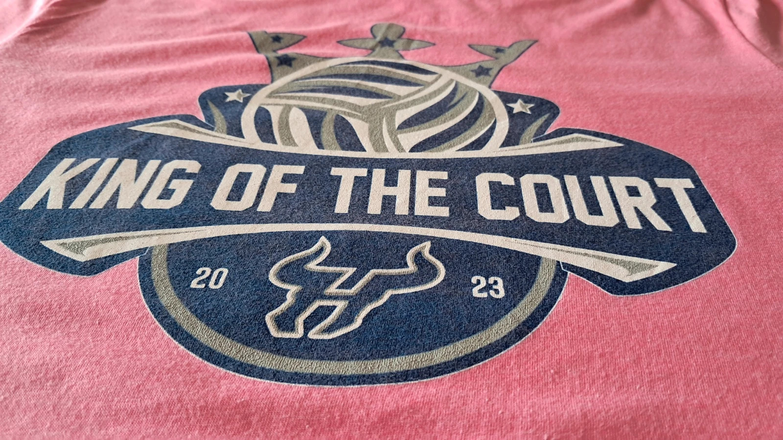 T-shirt rose King of the Court USF Bulls 2023 volley T-shirt imprimés – District – taille M 4