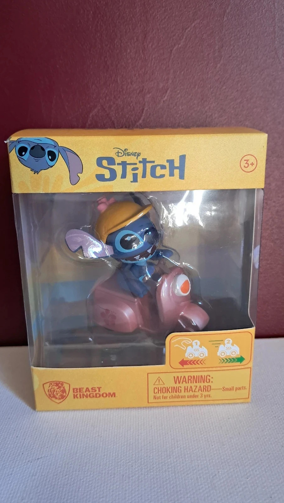 Beast Kingdom Disney Lilo & Stitch Mini Figurine “Moto Rose” Yu Me