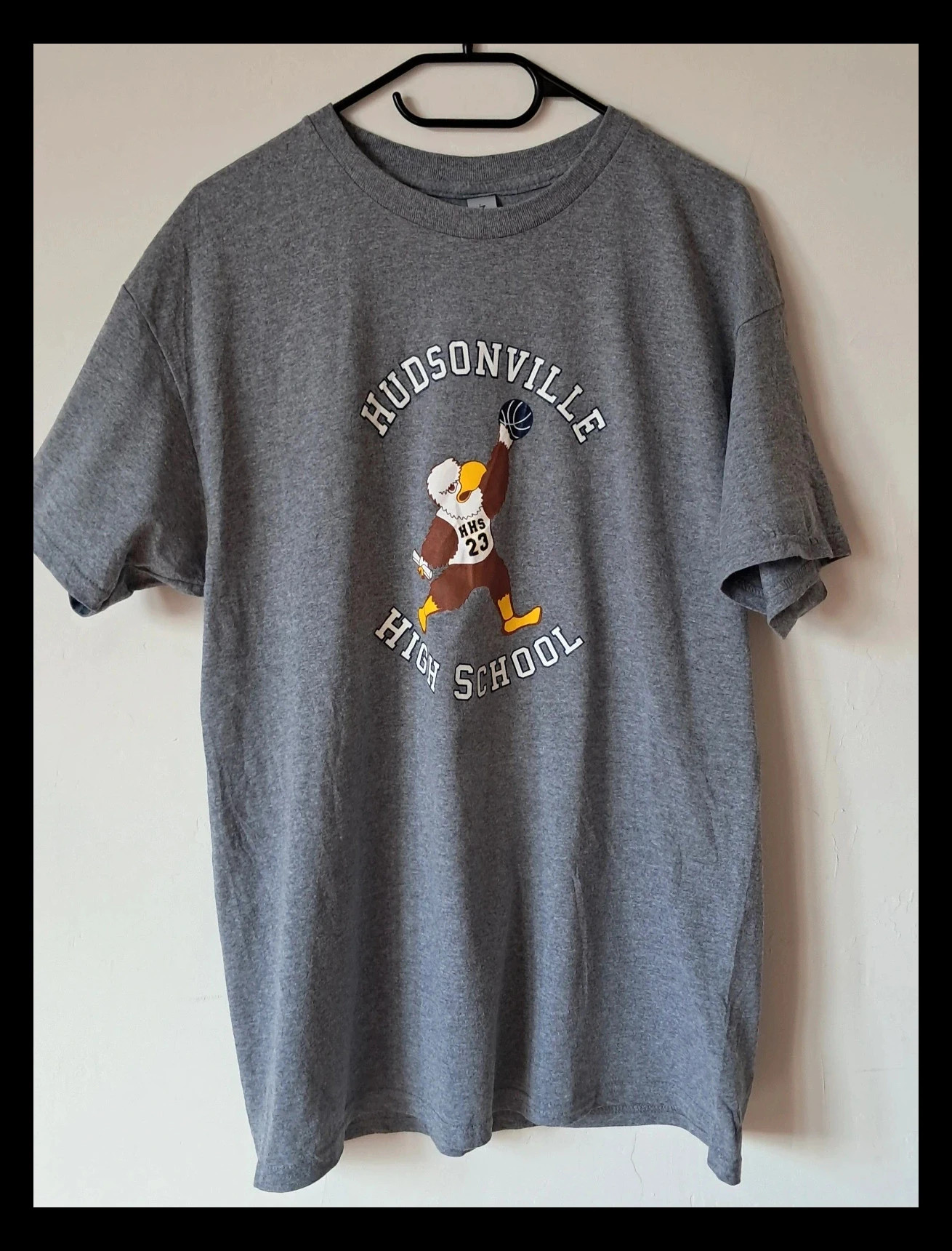 Gildan L - T-shirt Basketball 23 USA Hudsonville High School Eagles