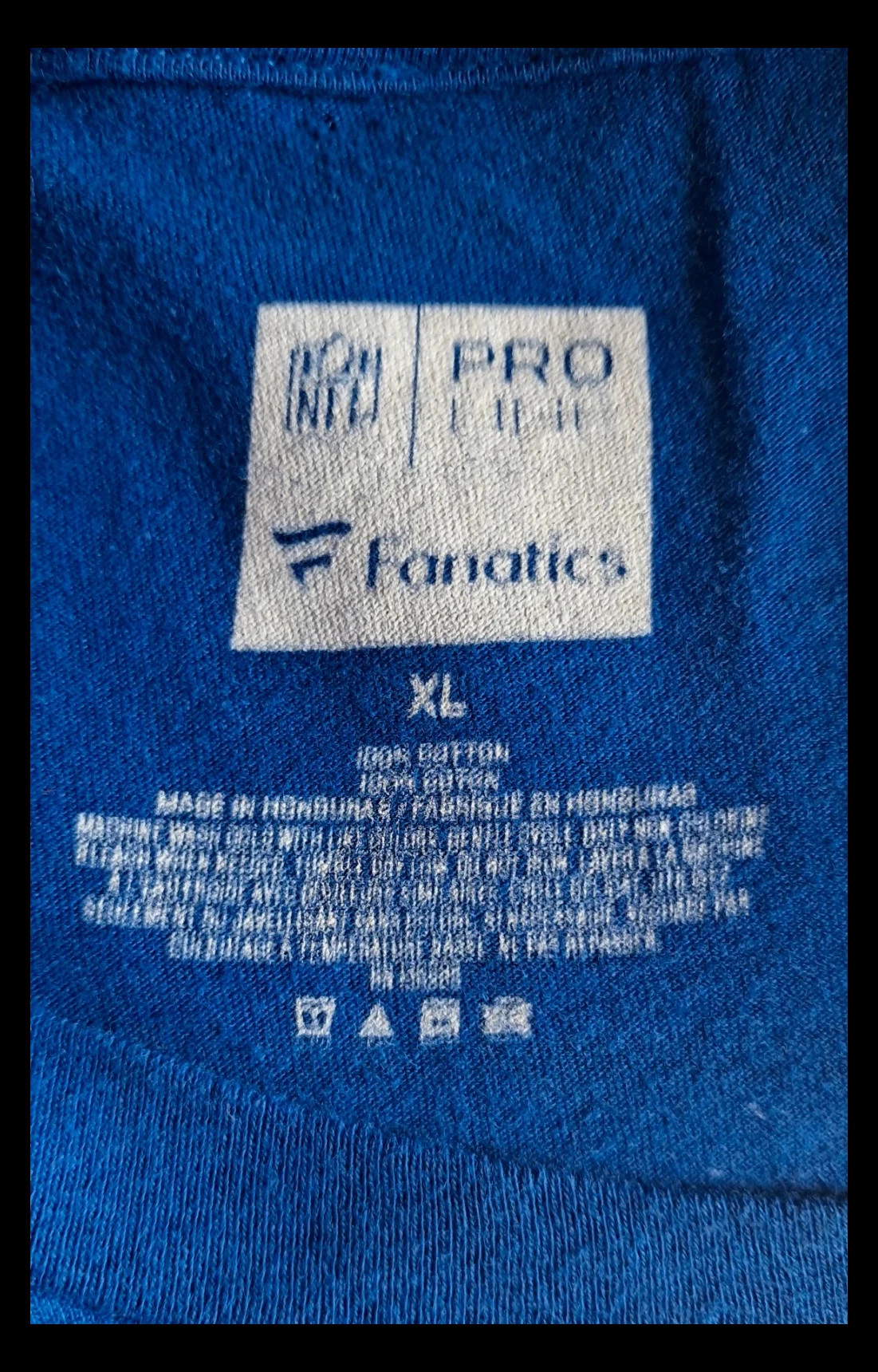 T-shirt vintage NY Giants NFL bleu Charlie 92 USA XL – Fanatics – taille XL 4