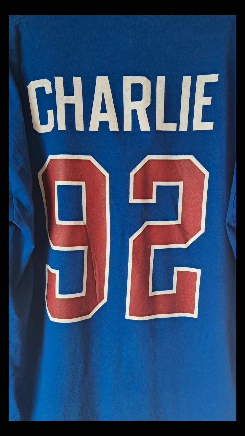 T-shirt vintage NY Giants NFL bleu Charlie 92 USA XL – Fanatics – taille XL 3