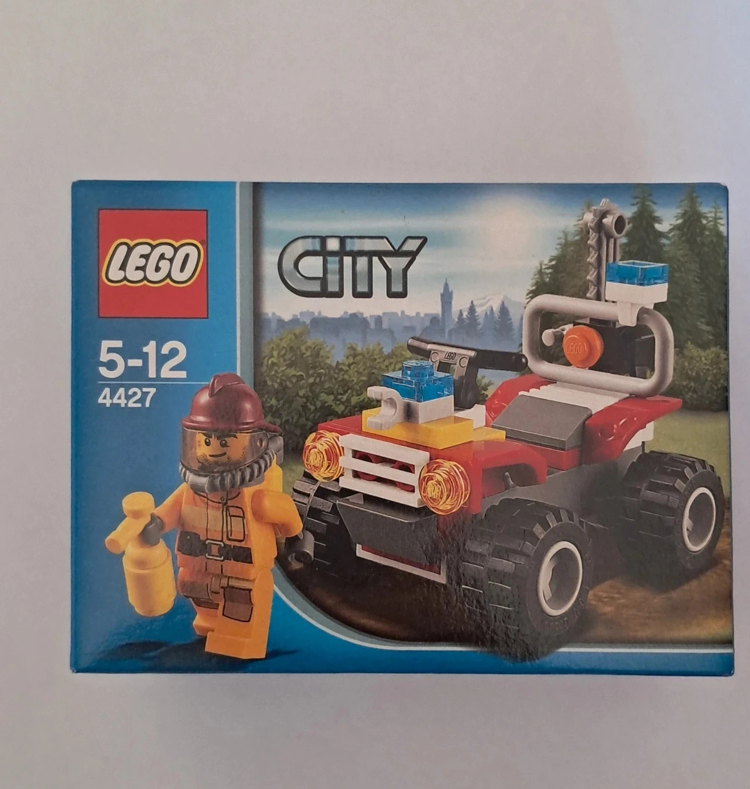 LEGO City 4427 Fire ATV Quad Pompier rare complet
