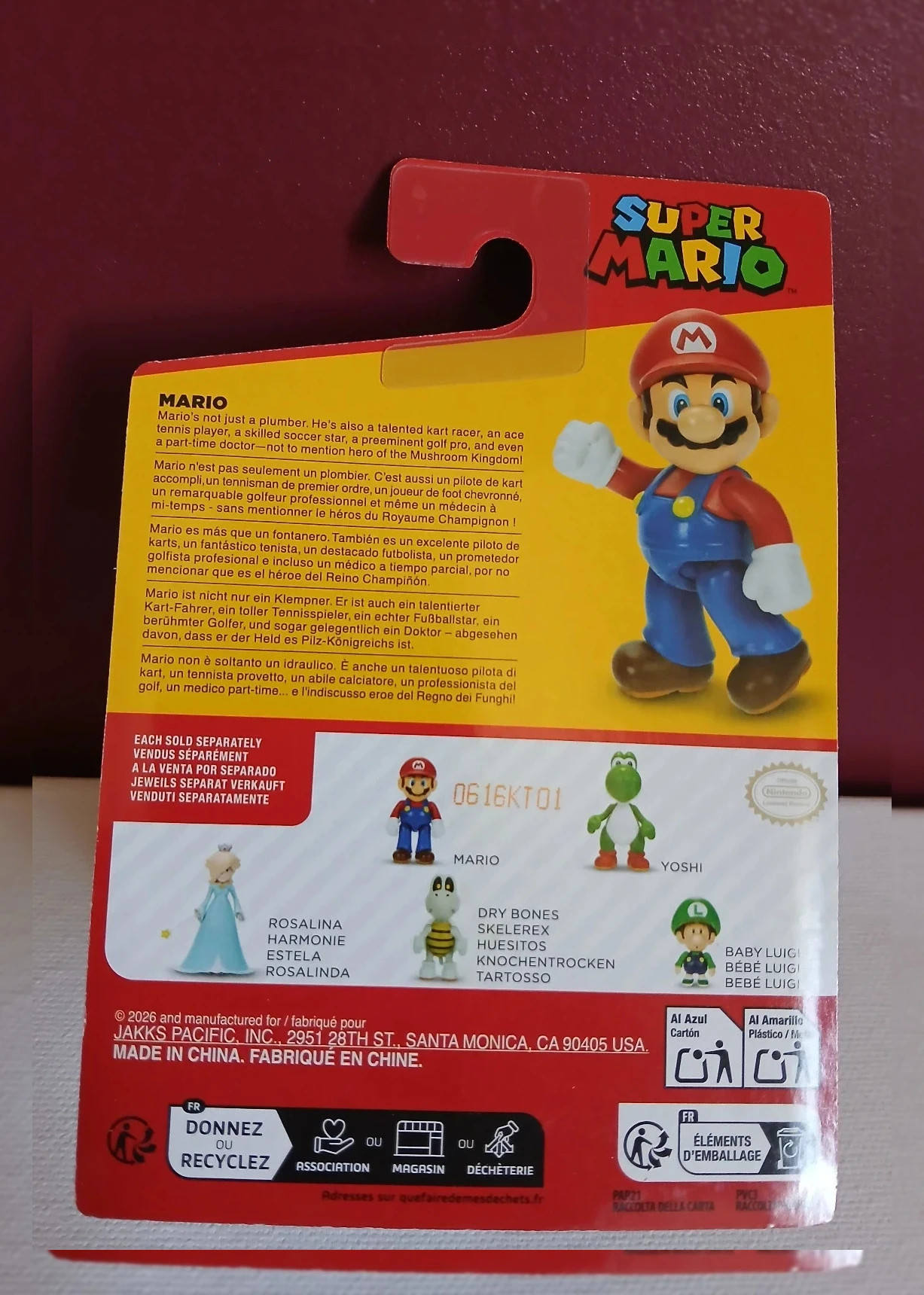 Personnage Mario - 42132 - Figurine - Super Mario – Super Mario 3