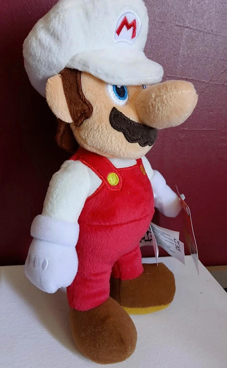 Super Mario Peluche Fire Mario 23CM – Super Mario 2