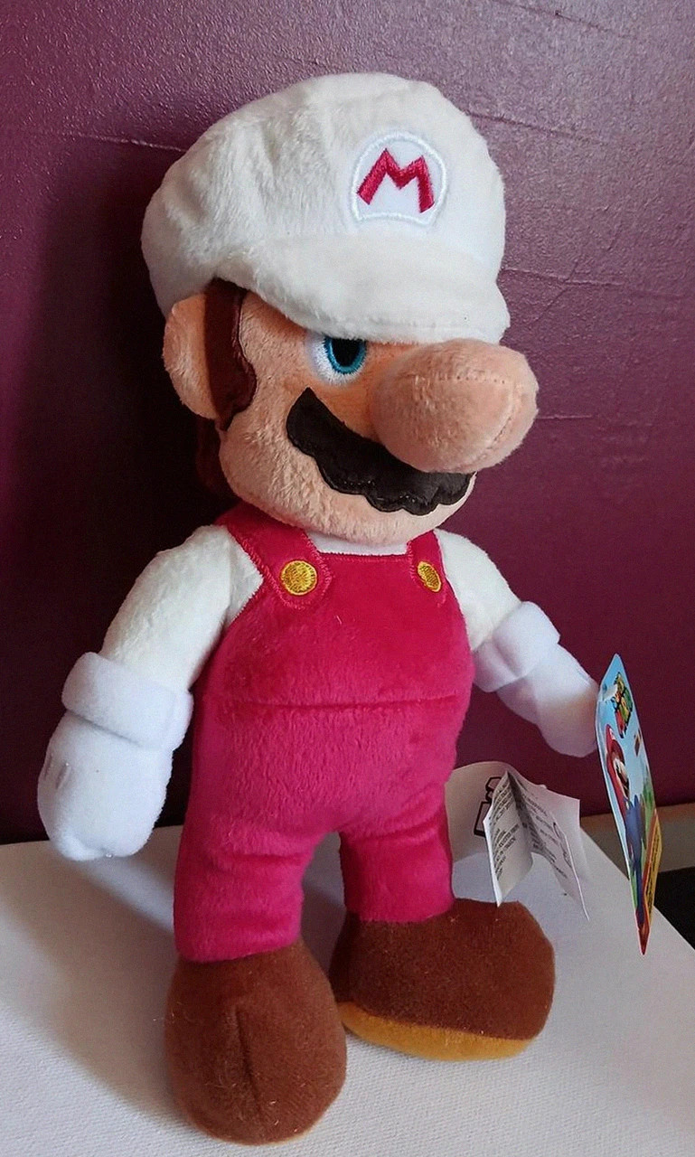 Super Mario Peluche Fire Mario 23CM
