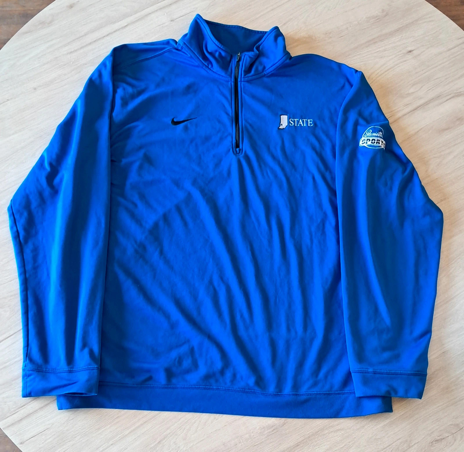 Nike Dri-FIT Indiana State Sycamores Football 1/2 Zip 2XL