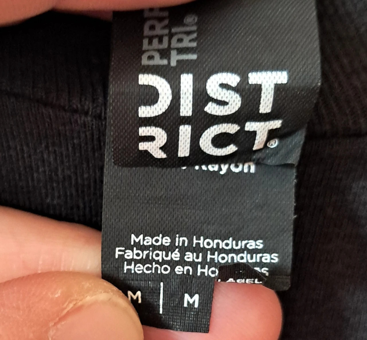 T-shirt District Natatorium noir taille M – District – taille M 3