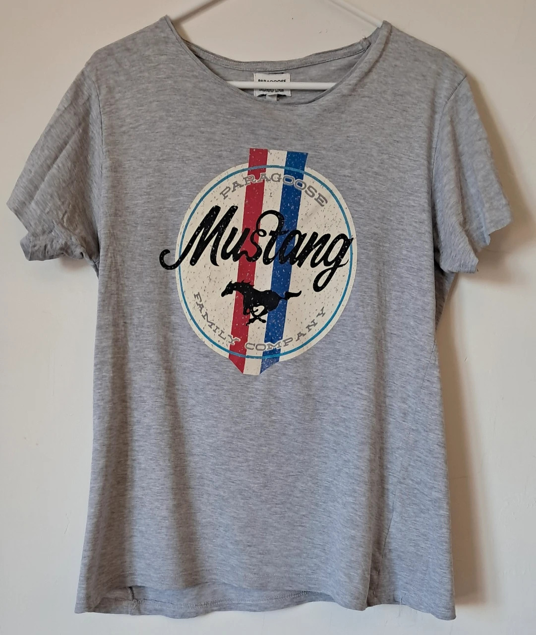 T-shirt Paragoose Mustang gris taille M