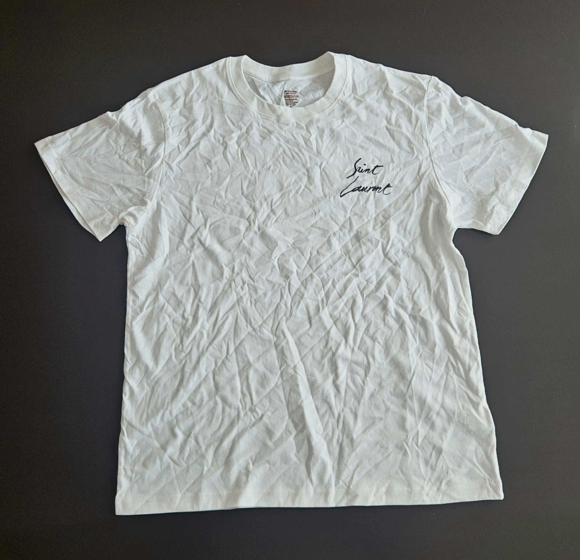 T-shirt blanc Saint Laurent taille M
